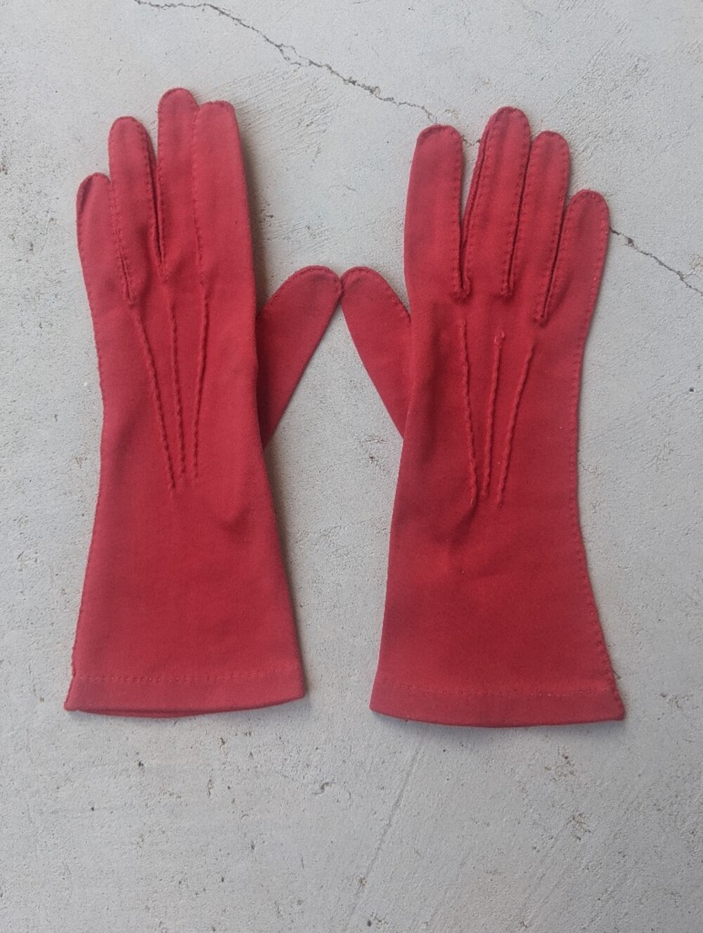 Vintage 50s/60s Red Driving Dress Gloves